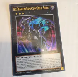 YUGIOH THE PHANTOM KNIGHTS OF BREAKSWORD ULTRA RARE LEHD-ENC31 1ST EDITION - Image 3