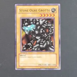 Yugioh TCG - Stone Ogre Grotto - MRL-058 - LP/NM - 1st - Vintage Common - 2002 - Image 2