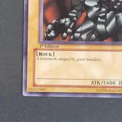 Yugioh TCG - Stone Ogre Grotto - MRL-058 - LP/NM - 1st - Vintage Common - 2002 - Image 3