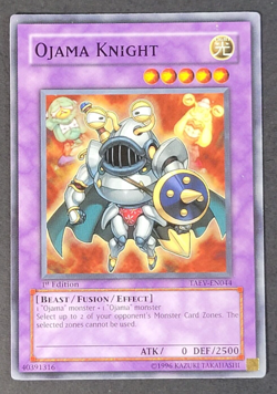 Yugioh TCG - Ojama Knight - TAEV-EN044 - 1st Edition - NM - Common - Fusion 2007 - Image 1