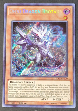 Yugioh TCG - Omni Dragon Brotaur - DANE-EN020 - NM - 1st Ed - Secret Rare - 2019 - Image 1