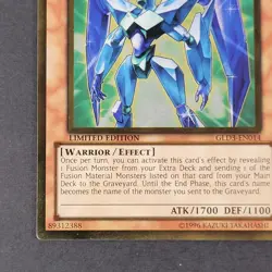 Yugioh TCG - Elemental Hero Prisma - GLD3-EN014 - Limited Ed - NM Gold Rare 2010 - Image 3