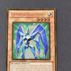 Yugioh TCG - Elemental Hero Prisma - GLD3-EN014 - Limited Ed - NM Gold Rare 2010 - Image 5