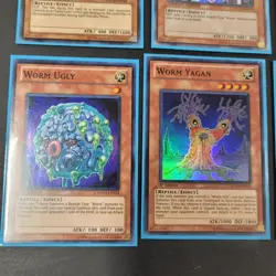 Yugioh TCG - 10x Worm - Small Collection Lot - Includes Rare - 1st + Limited NM - Image 3