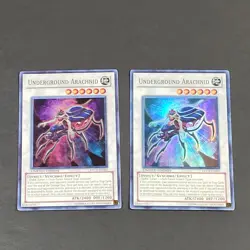 Yugioh TCG - 2x Underground Arachnid - DPC5-EN001 - NM - Limited Edition 2011 - Image 2
