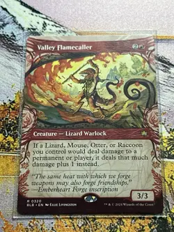 Valley Flamecaller - Showcase - BLB - MTG - NM Unplayed - EN - 0320 - Image 3