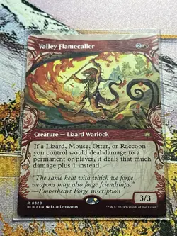 Valley Flamecaller - Showcase - BLB - MTG - NM Unplayed - EN - 0320 - Image 4
