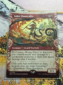 Valley Flamecaller - Showcase - BLB - MTG - NM Unplayed - EN - 0320 - Image 5