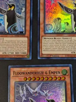 Yugioh TCG -3x Floowandereeze & Empen - MP22-EN198 - NM - 1st - Super Rare, 2022 - Image 4