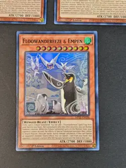 Yugioh TCG -3x Floowandereeze & Empen - MP22-EN198 - NM - 1st - Super Rare, 2022 - Image 5