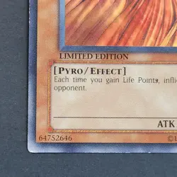 Yugioh TCG - Fire Princess - GLD1-EN005 - Common - NM/LP - Limited Edition, 2008 - Image 3