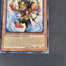 Yugioh TCG - Fire King Avatar Barong - SDOK-EN002 - NM - 1st Ed - Monster 2013 - Image 4
