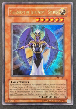 Yugioh TCG - 1x The Agent of Judgment - Saturn - AST-006 - NM/LP Ultra Rare 2004 - Image 1