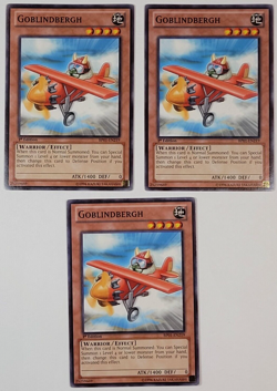 Yugioh TCG- 3x Goblindbergh - BP01-EN219 - Common - NM - 1st Ed - Warrior - 2012 - Image 1