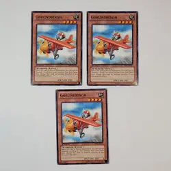 Yugioh TCG- 3x Goblindbergh - BP01-EN219 - Common - NM - 1st Ed - Warrior - 2012 - Image 2