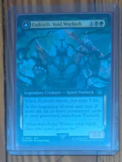 MTG Exdeath, Void Warlock Extended Art Foil from UB Final Fantasy NM - Image 2