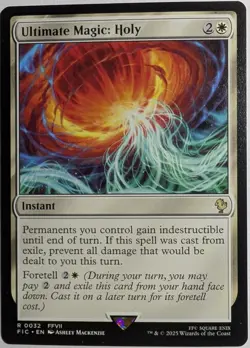 Ultimate Magic: Holy x1 Commander: Final Fantasy MTG Magic the Gathering LP/NM - Image 1