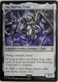The Warring Triad x1 Commander: Final Fantasy MTG Magic the Gathering LP/NM - Image 1