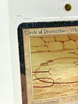 ALPHA - Circle of Protection: White - Played MTG Magic the Gathering Card - Image 2