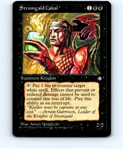 Stromgald Cabal # Rare Ice Age MTG NP Near Mint or Better - Image 1