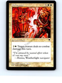 Safeguard #39 Rare Tempest MTG NP Near Mint or Better - Image 1