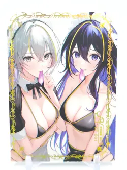 Key of The Moon & Stars - Anime Waifu Trading Card - Bronya & Seele - Image 1