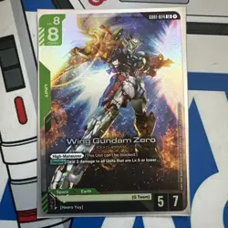 Gundam Card Game GD01 Newtype Rising GD01-024 LR Wing Gundam Zero - Image 1