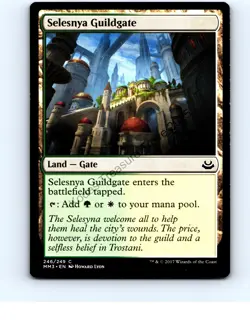 Selesnya Guildgate #246 Common Modern Masters 2017 MTG LP Exc+/NM - Image 1