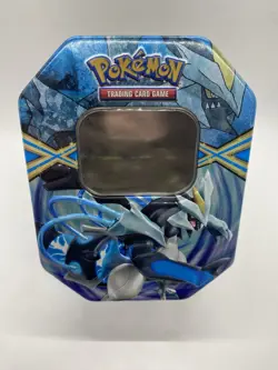 POKEMON Trading Card Game EX Power 2013 Collector's Tin w/ Black KYUREM & Keldeo - Image 1