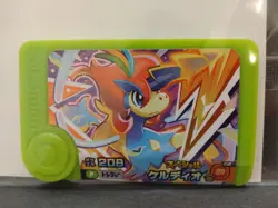 Keldeo Mezastar Frienda Pokemon Card Japanese Special Tag Tip Free Shipping - Image 1