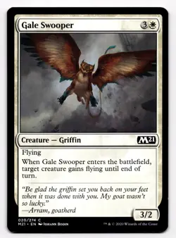 Magic the Gathering MTG Gale Swooper (20) Core Set 2021 NM - Image 1