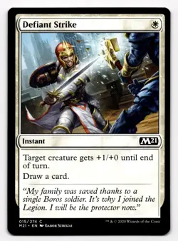 MTG Defiant Strike 015/274 M21 2021 Core Set Common - Image 1