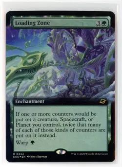 MtG EoE Loading Zone #344 Extended Art FOIL - Image 1