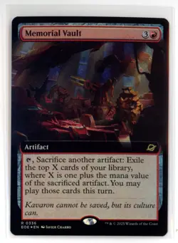 MtG EoE Memorial Vault #336 Extended Art FOIL - Image 1