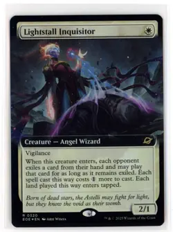 MtG EoE Lightstall Inquisitor #320 Extended Art FOIL - Image 1