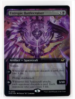 MtG EoE Entropic Battlecruiser #332 Extended Art FOIL - Image 1