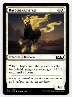 MTG Daybreak Charger 014/274 M21 2021 Core Set Common Magic the Gathering - Image 1