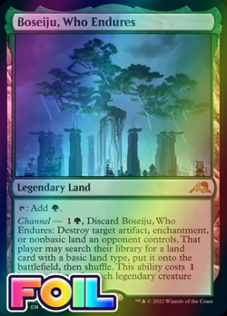 x1 Boseiju, Who Endures NEO MTG 266 FOIL RARE M/NM 1x - Image 1