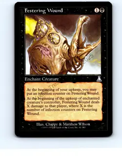 Festering Wound #61 Uncommon Urza's Destiny MTG NP Near Mint or Better - Image 1