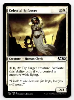 MTG Celestial Enforcer 011/274 M21 2021 Core Set Common Magic the Gathering - Image 1