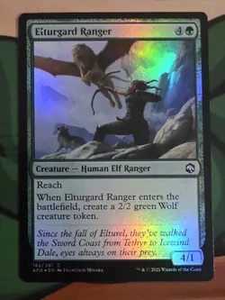 X 1 Elturgard Ranger FOIL NM Adventures in the Forgotten Realms 182 MTG - Image 1