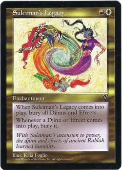 (4X) Suleiman's Legacy Visions Rare Playset - MTG Magic the Gathering Card - Image 3