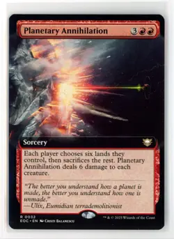 MtG EoC Planetary Annihilation #32 Extended Art Non-Foil - Image 1