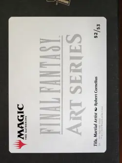 Tifa, Martial Artist - Art Series 52/53 - Final Fantasy - MTG - Art Card - Image 2