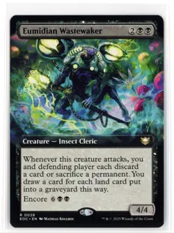 MtG EoC Eumidian Wastewaker #28 Extended Art Non-Foil - Image 1
