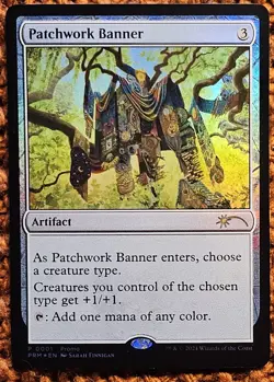 ✨Patchwork Banner✨ MTG | Promo Card | Foil | NM/M | P 0001 - Image 1