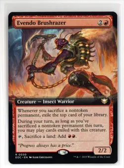 MtG EoC Evendo Brushrazer #30 Extended Art Non-Foil - Image 1