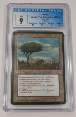 MTG Magic the Gathering Veldt Ice Age CGC 9 MINT 1995 NM Reserved List - Image 1