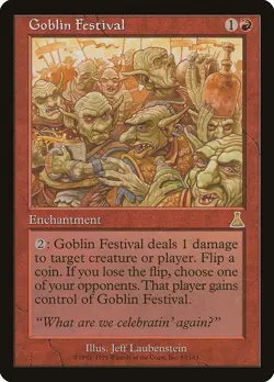 MTG - Goblin Festival - Urza's Destiny - X1 - (MP) - - Image 1
