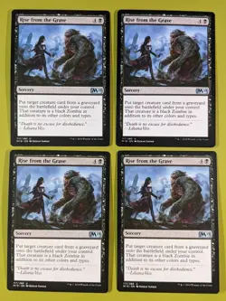 Rise from the Grave x4 Core Set 2019 M19 4x MTG Magic the Gathering - Image 1